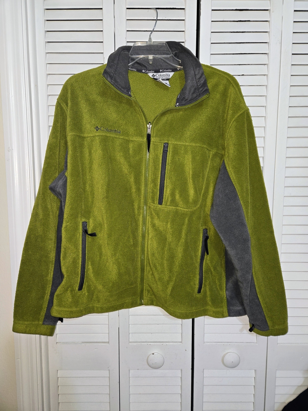Columbia Men's XL Green Full-Zip Fleece Jacket